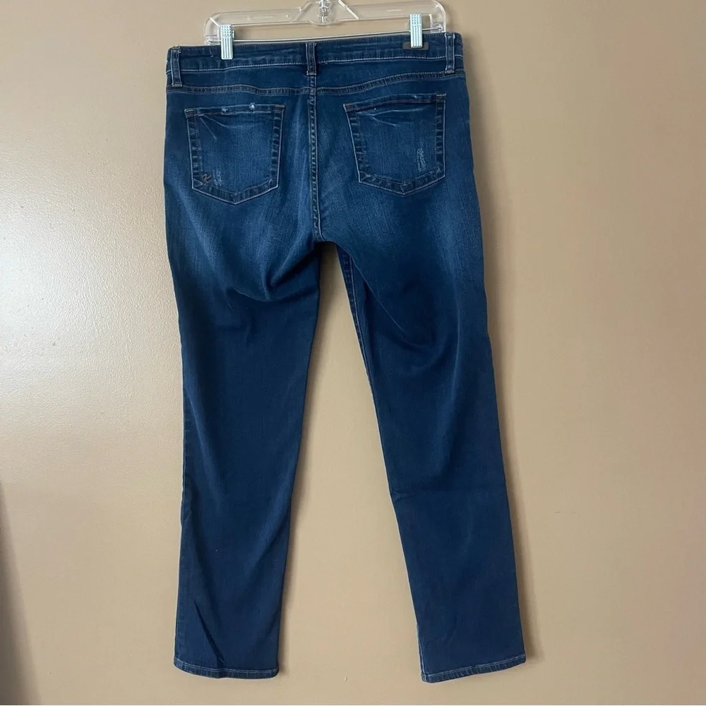 Kut from the Kloth Indigo Straight Leg Jeans size 12